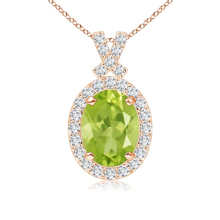 AA - Peridot / 1.63 CT / 14 KT Rose Gold