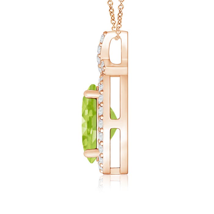 AA - Peridot / 1.63 CT / 14 KT Rose Gold