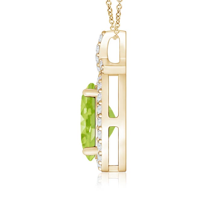 AA - Peridot / 1.63 CT / 14 KT Yellow Gold