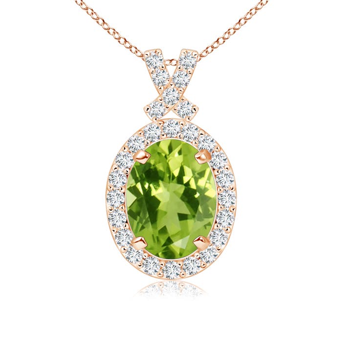 AAA - Peridot / 1.63 CT / 14 KT Rose Gold