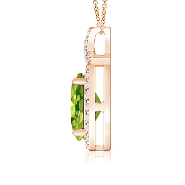 AAA - Peridot / 1.63 CT / 14 KT Rose Gold