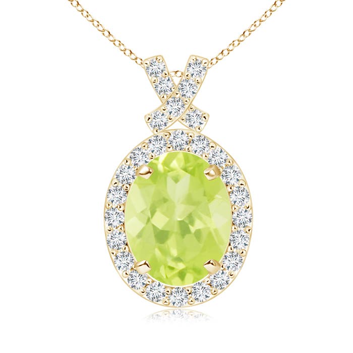 A - Peridot / 2.18 CT / 14 KT Yellow Gold