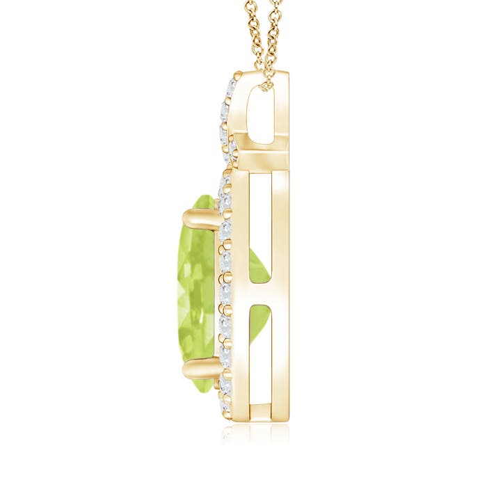 A - Peridot / 2.18 CT / 14 KT Yellow Gold