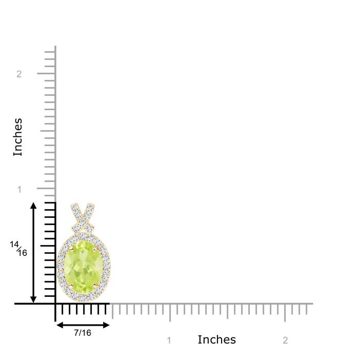 A - Peridot / 2.18 CT / 14 KT Yellow Gold