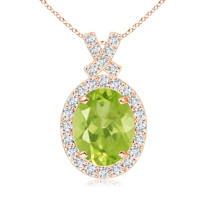 AA - Peridot / 2.18 CT / 14 KT Rose Gold