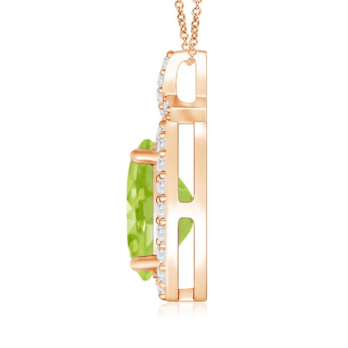 AA - Peridot / 2.18 CT / 14 KT Rose Gold