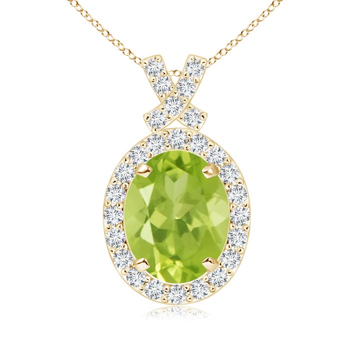 AA - Peridot / 2.18 CT / 14 KT Yellow Gold