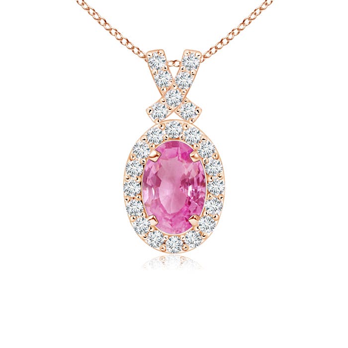 AA - Pink Sapphire / 0.75 CT / 14 KT Rose Gold