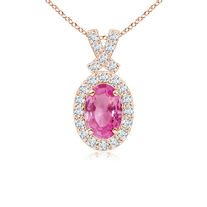 AAA - Pink Sapphire / 0.75 CT / 14 KT Rose Gold