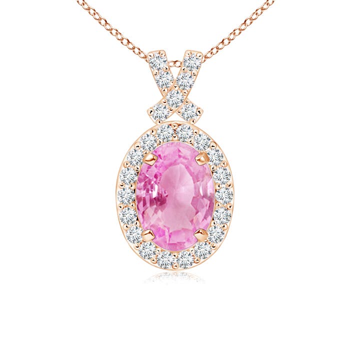 A - Pink Sapphire / 1.08 CT / 14 KT Rose Gold