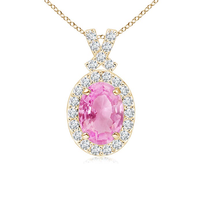 A - Pink Sapphire / 1.08 CT / 14 KT Yellow Gold