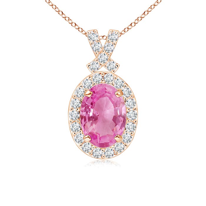 AA - Pink Sapphire / 1.08 CT / 14 KT Rose Gold