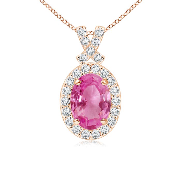 AAA - Pink Sapphire / 1.08 CT / 14 KT Rose Gold