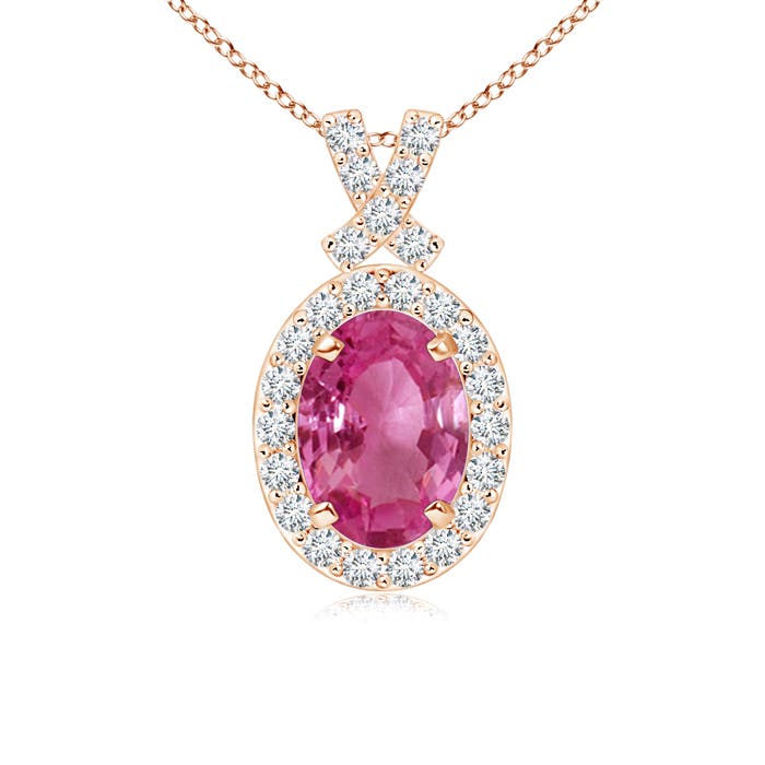 AAAA - Pink Sapphire / 1.08 CT / 14 KT Rose Gold