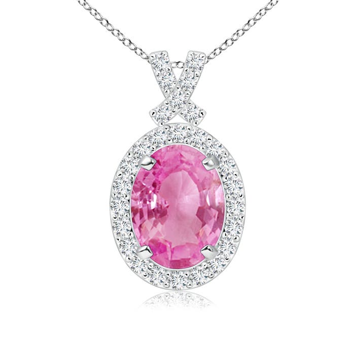 AA - Pink Sapphire / 1.73 CT / 14 KT White Gold