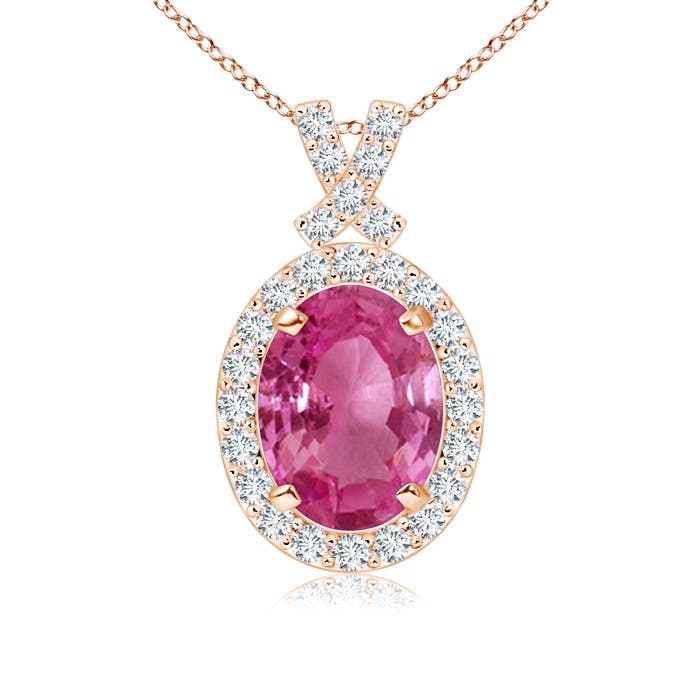 AAAA - Pink Sapphire / 1.73 CT / 14 KT Rose Gold