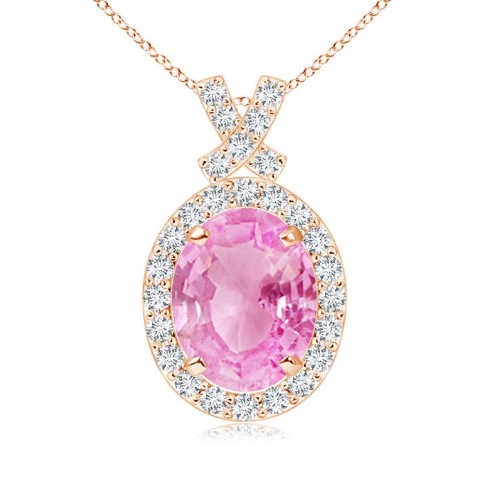 A - Pink Sapphire / 2.18 CT / 14 KT Rose Gold