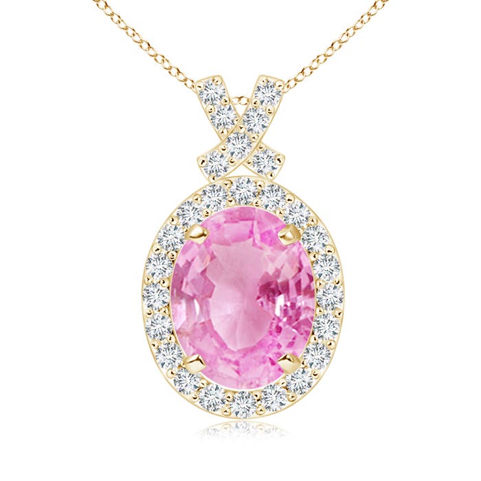 A - Pink Sapphire / 2.18 CT / 14 KT Yellow Gold