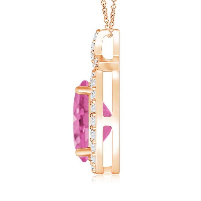 AA - Pink Sapphire / 2.18 CT / 14 KT Rose Gold