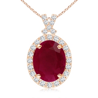 Oval A Ruby