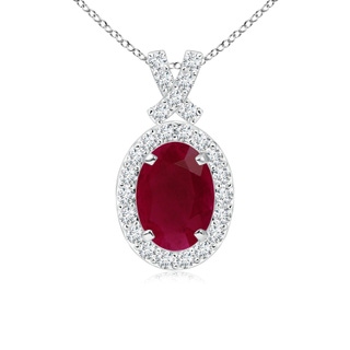 Oval A Ruby
