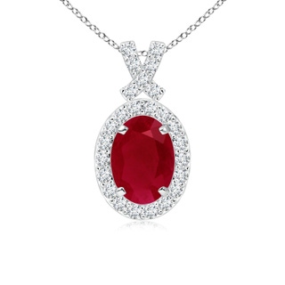 Oval AA Ruby