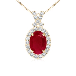 Oval AA Ruby