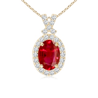 Oval AAA Ruby