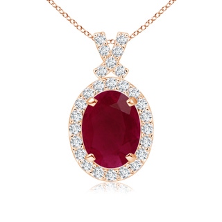 Oval A Ruby