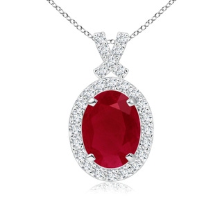 Oval AA Ruby