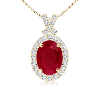 Oval AA Ruby