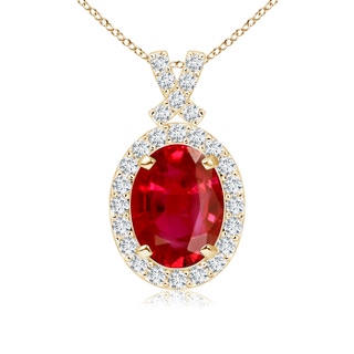 Oval AAA Ruby