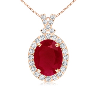 Oval AA Ruby