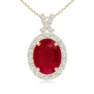 Oval AA Ruby