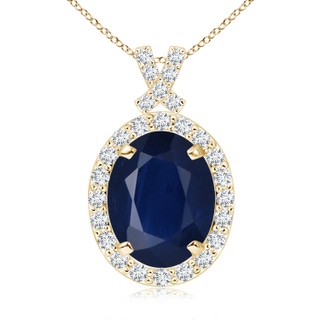Oval A Blue Sapphire
