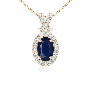 Oval A Blue Sapphire