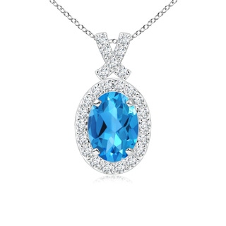 Oval AAAA Swiss Blue Topaz