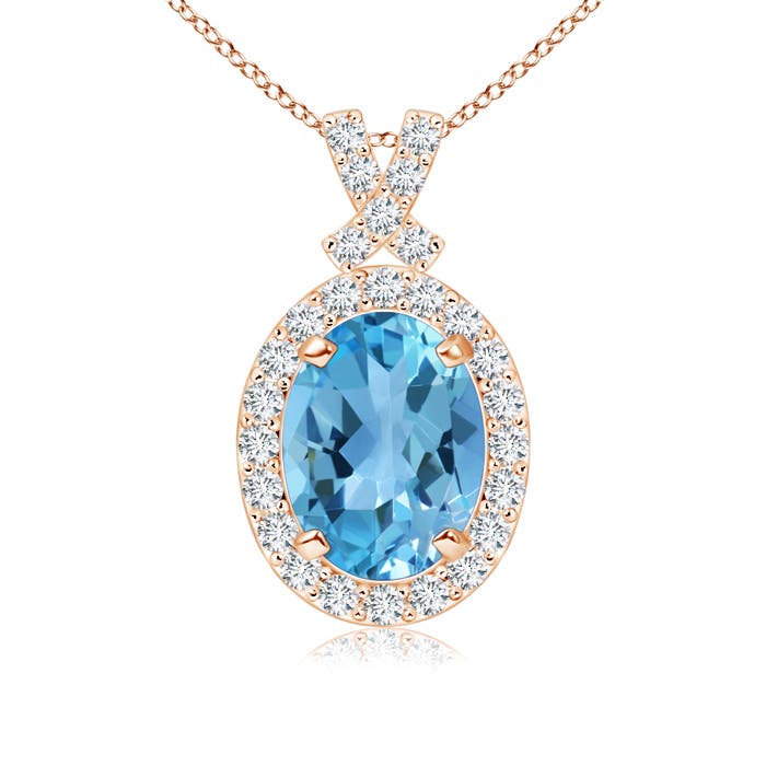 AA - Swiss Blue Topaz / 1.78 CT / 14 KT Rose Gold