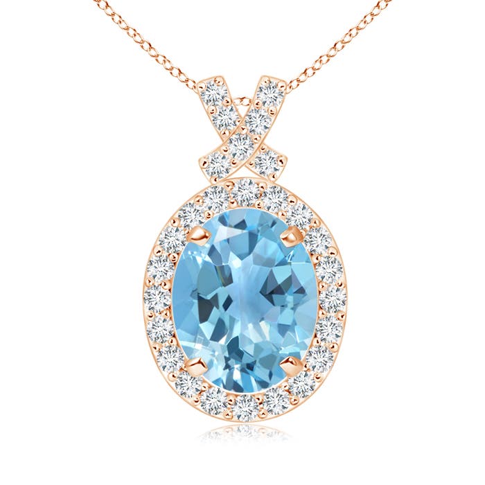 A - Swiss Blue Topaz / 2.53 CT / 14 KT Rose Gold