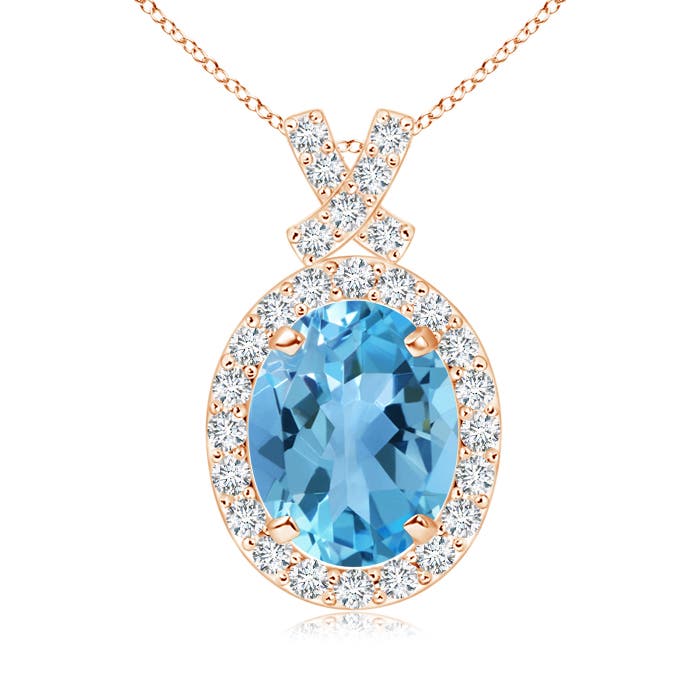 AA - Swiss Blue Topaz / 2.53 CT / 14 KT Rose Gold