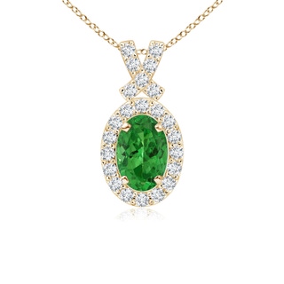Oval AAAA Tsavorite
