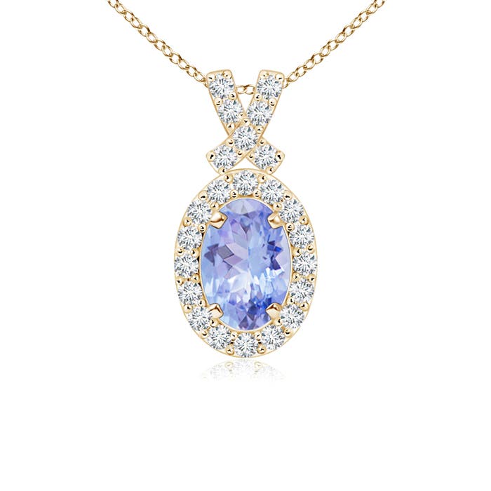 AA - Tanzanite / 0.65 CT / 14 KT Yellow Gold