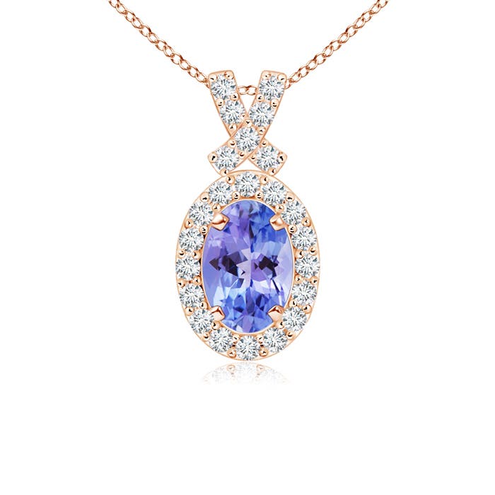 AAA - Tanzanite / 0.65 CT / 14 KT Rose Gold