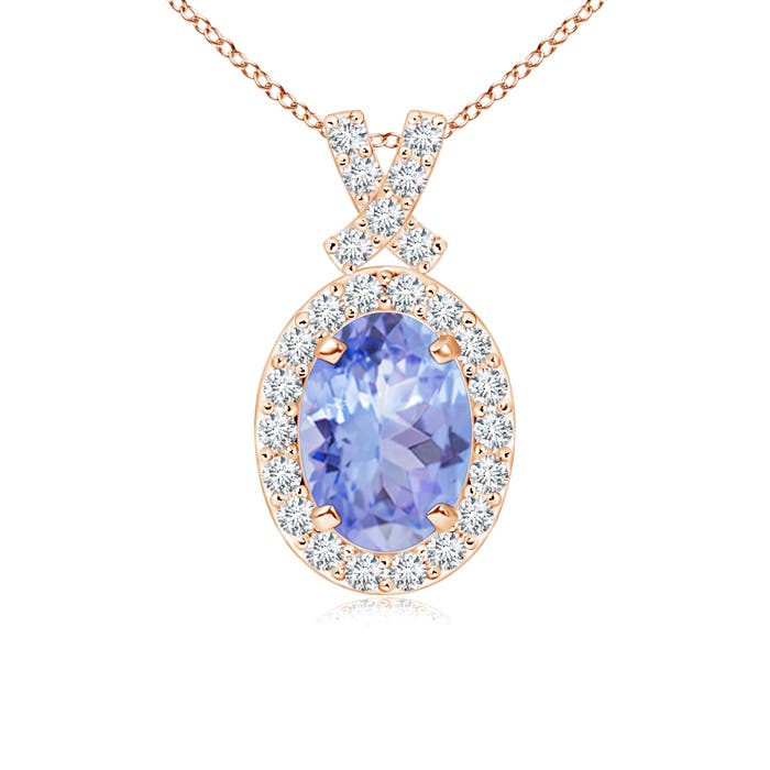 A - Tanzanite / 1.03 CT / 14 KT Rose Gold