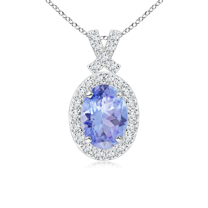 A - Tanzanite / 1.03 CT / 14 KT White Gold