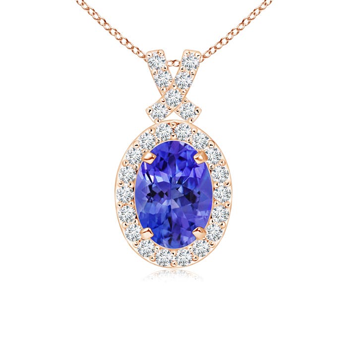 AAA - Tanzanite / 1.03 CT / 14 KT Rose Gold