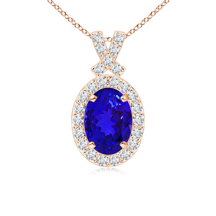 AAAA - Tanzanite / 1.03 CT / 14 KT Rose Gold