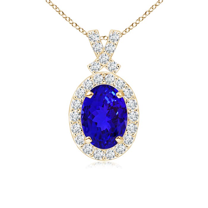 AAAA - Tanzanite / 1.03 CT / 14 KT Yellow Gold