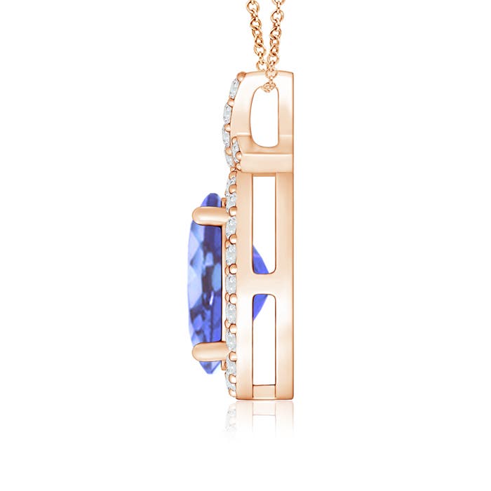 A - Tanzanite / 1.53 CT / 14 KT Rose Gold