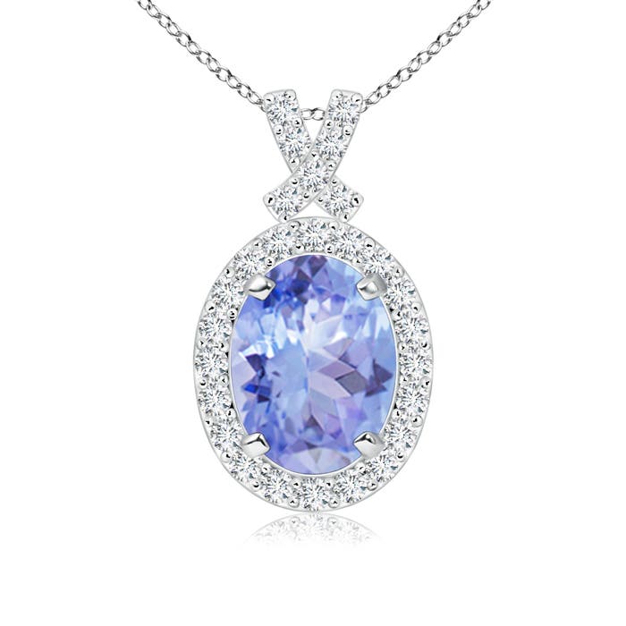 A - Tanzanite / 1.53 CT / 14 KT White Gold